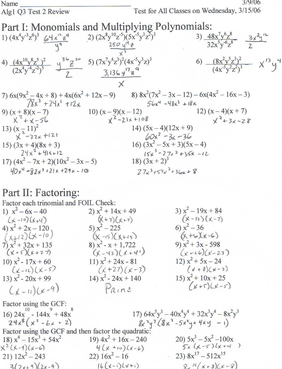 PDF Télécharger 22-22 skills practice transformations of quadratic Intended For Factoring Quadratic Equations Worksheet