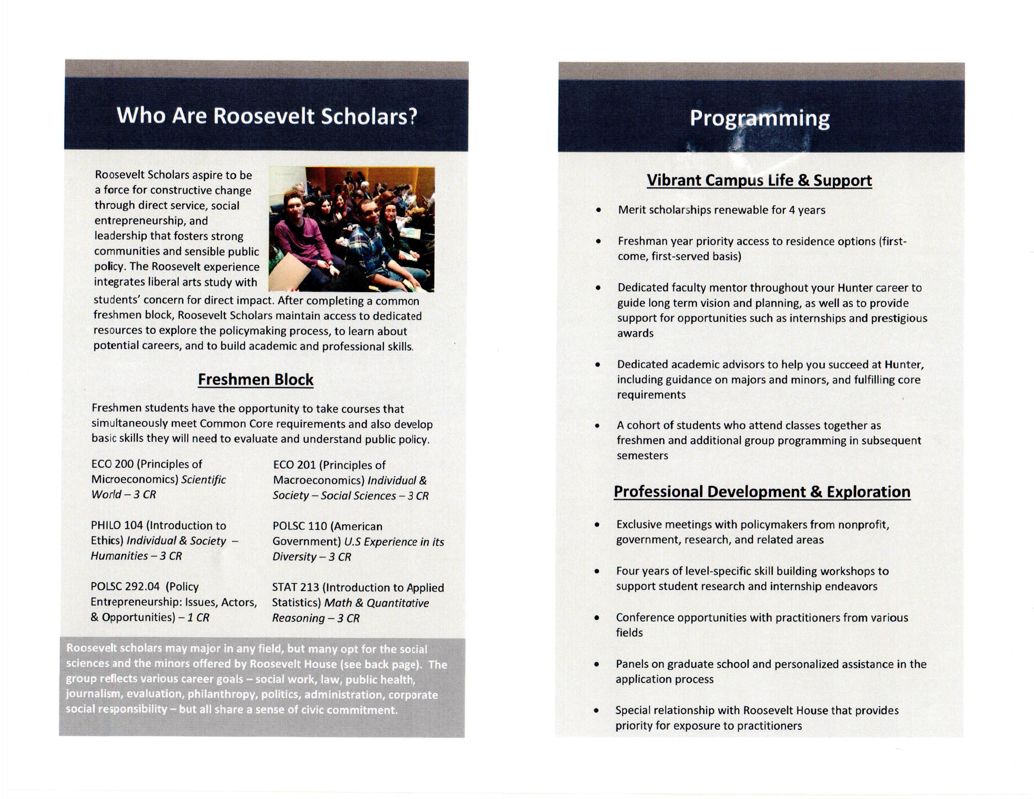 request college brochures