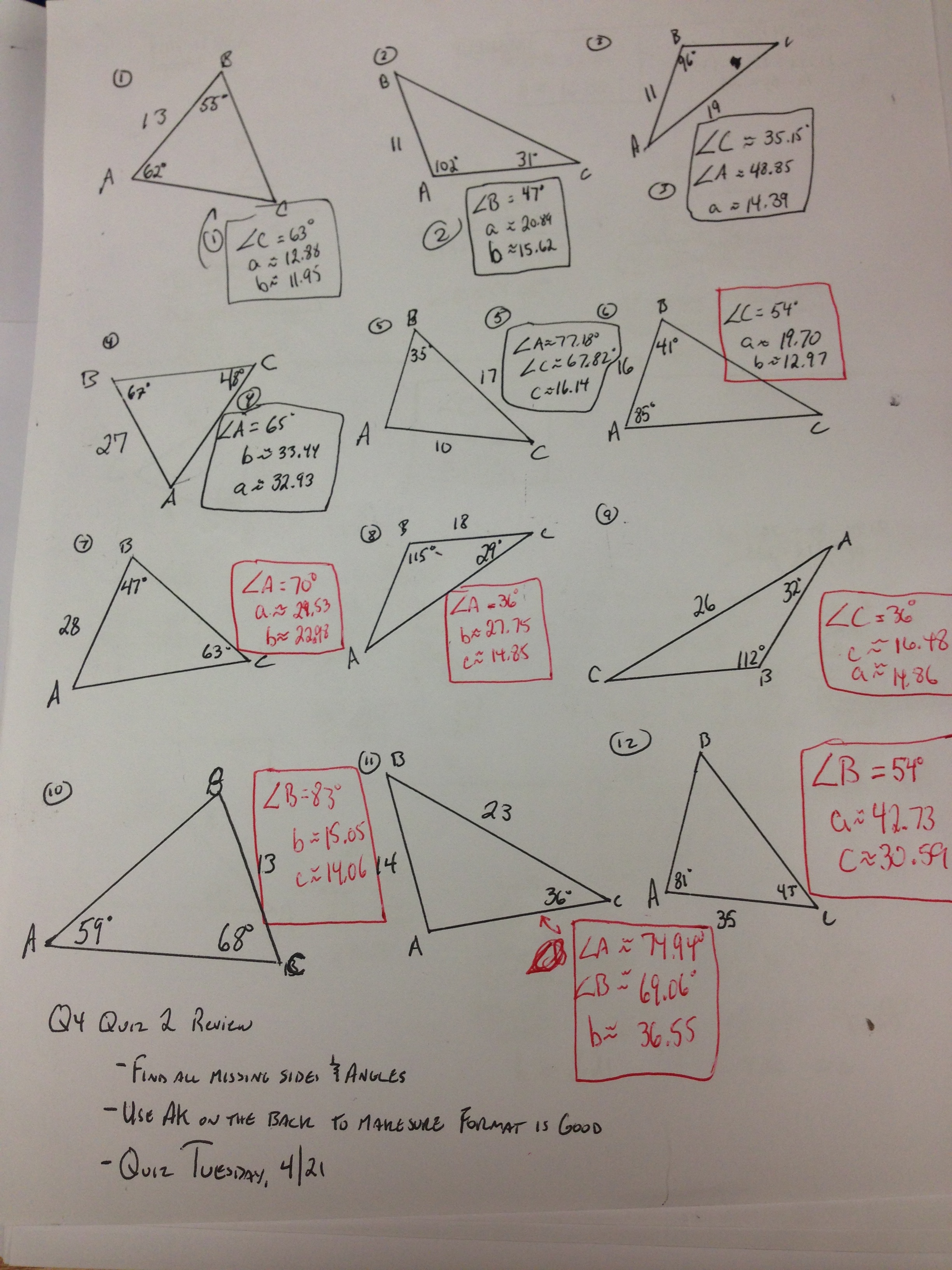worksheet Law Of Cosines Worksheet Doc www sfponline org uploads76 8142017 530 pm 133803 alg2a q4 quiz 2 review law of cosines pdf 1782628 3 answer key jpg 1271033 alg2a